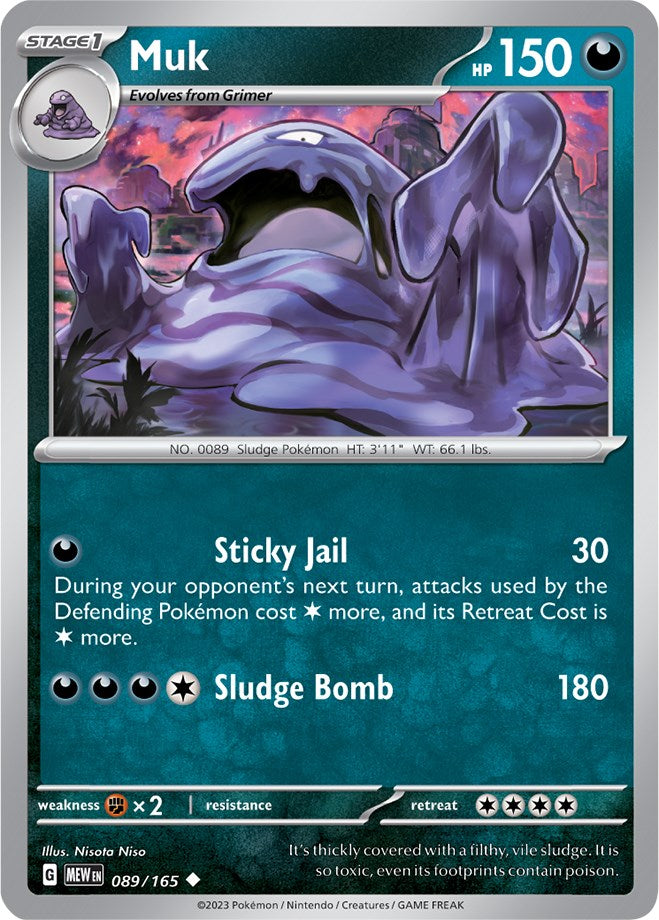 Muk (089/165) [Scarlet & Violet 151] | Tabernacle Games