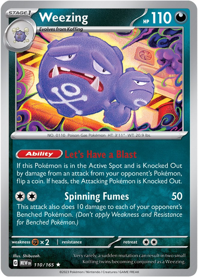 Weezing (110/165) [Scarlet & Violet 151] | Tabernacle Games