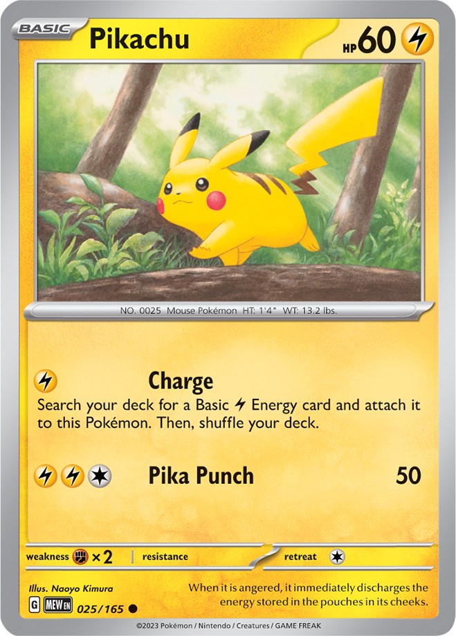 Pikachu (025/165) [Scarlet & Violet 151] | Tabernacle Games