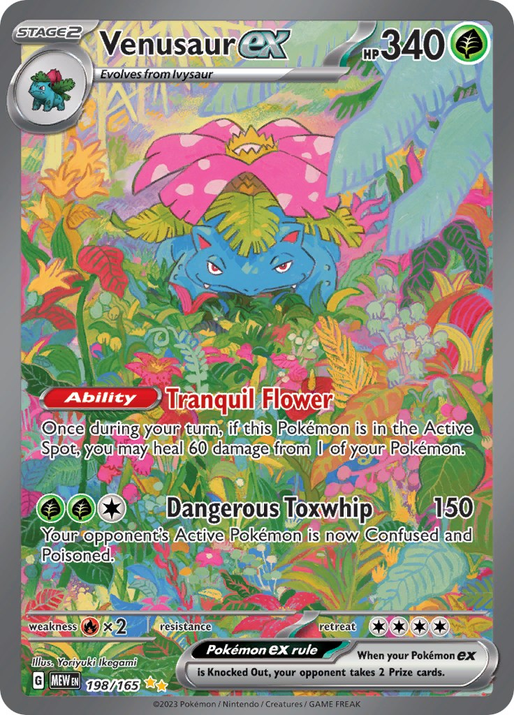 Venusaur ex (198/165) [Scarlet & Violet 151] | Tabernacle Games