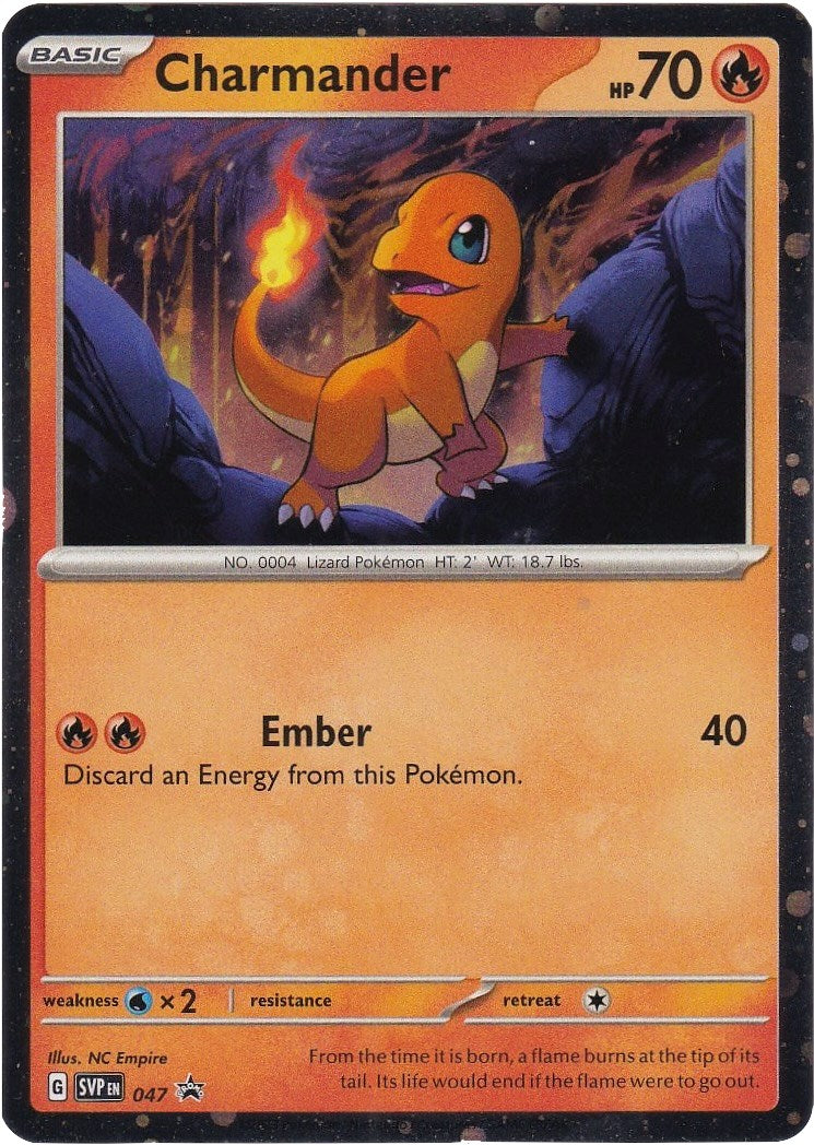 Charmander (047) (Cosmos Holo) [Scarlet & Violet: Black Star Promos] | Tabernacle Games