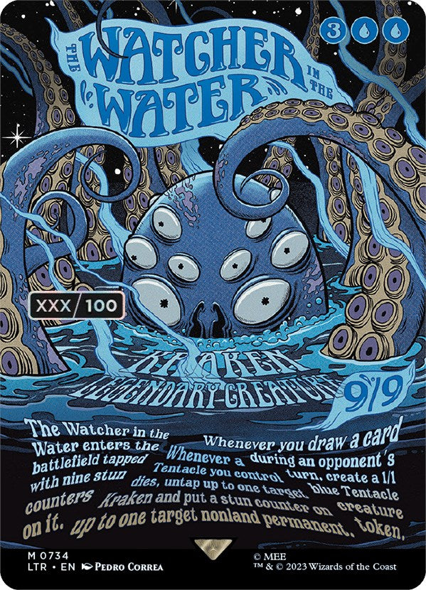 The Watcher in the Water (Borderless Poster) (Serialized) [The Lord of the Rings: Tales of Middle-Earth] | Tabernacle Games