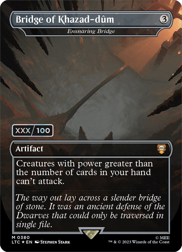 Bridge of Khazad-dum - Ensnaring Bridge (Serialized) [The Lord of the Rings: Tales of Middle-Earth Commander] | Tabernacle Games