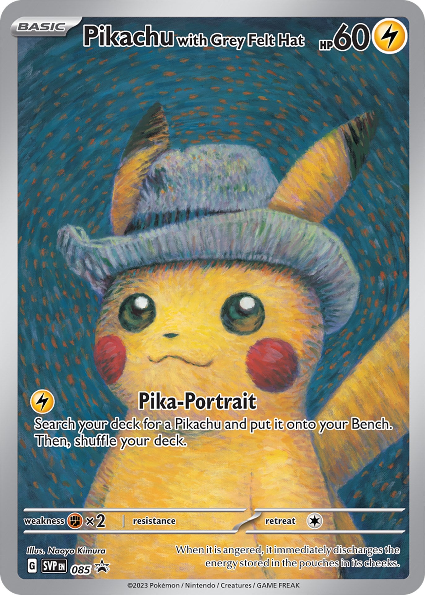 Pikachu with Grey Felt Hat (085) [Scarlet & Violet: Black Star Promos] | Tabernacle Games