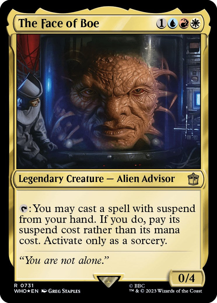 The Face of Boe (Surge Foil) [Doctor Who] | Tabernacle Games