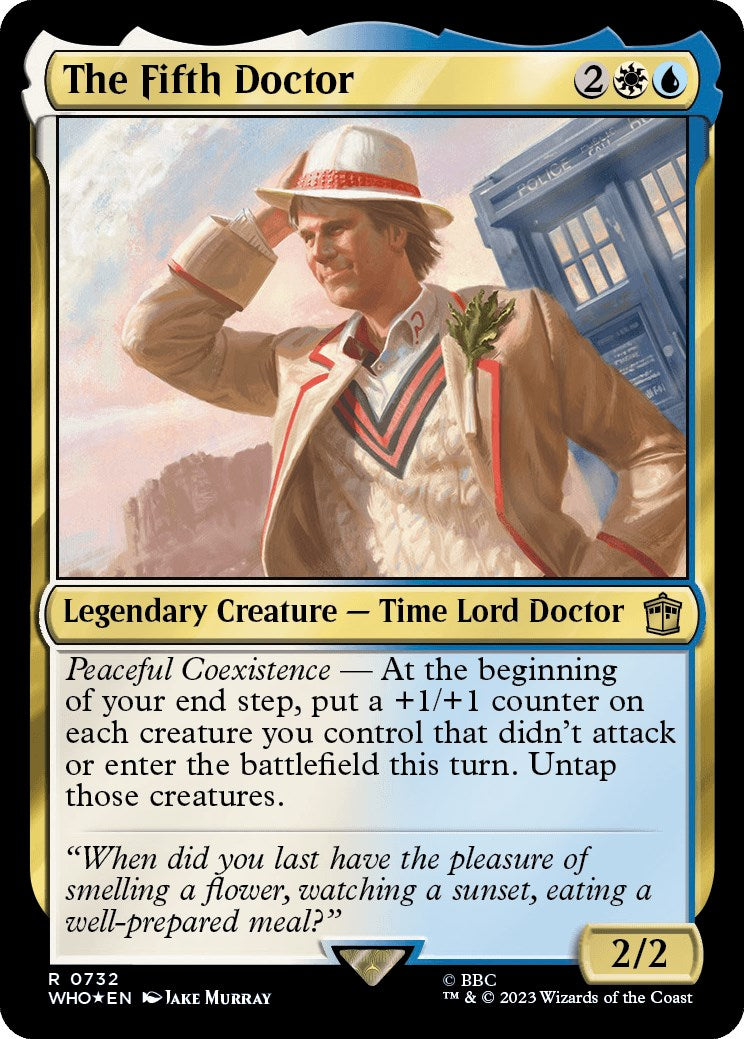 The Fifth Doctor (Surge Foil) [Doctor Who] | Tabernacle Games