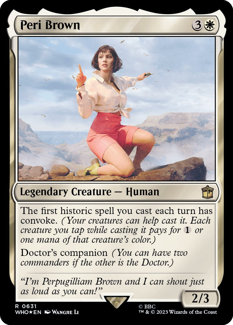 Peri Brown (Surge Foil) [Doctor Who] | Tabernacle Games