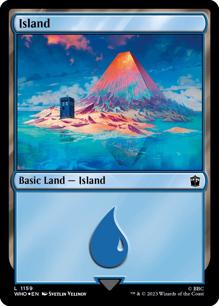 Island (1159) (Surge Foil) [Doctor Who] | Tabernacle Games