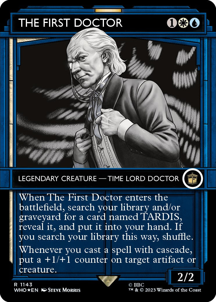 The First Doctor (Showcase) (Surge Foil) [Doctor Who] | Tabernacle Games