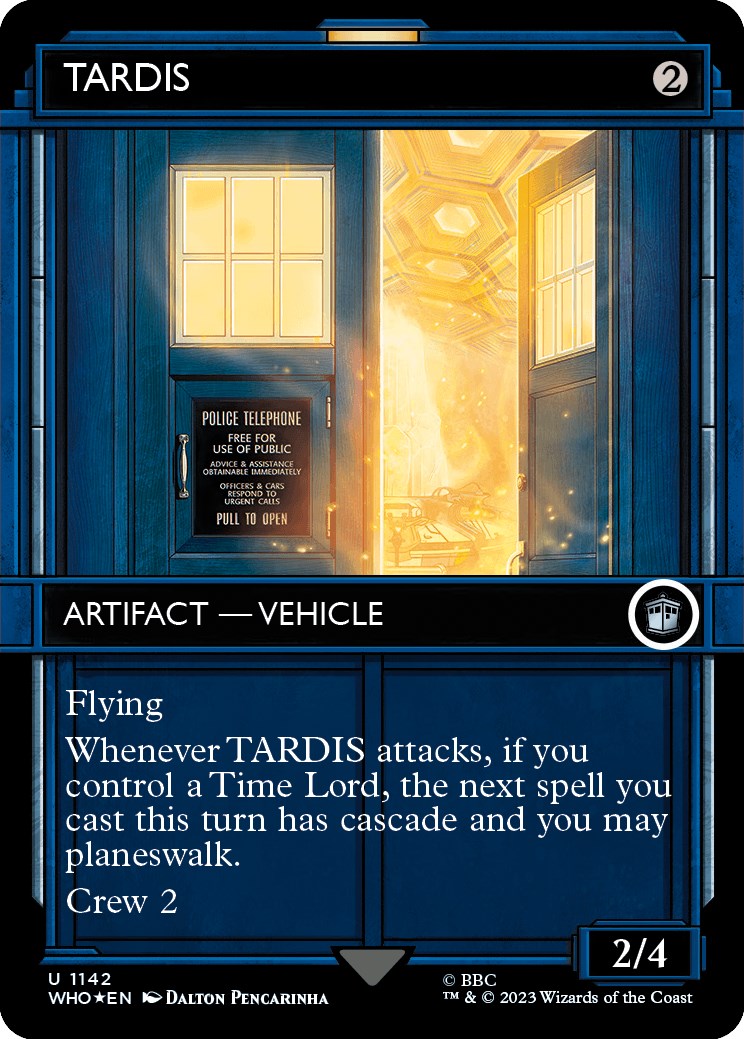 TARDIS (Showcase) (Surge Foil) [Doctor Who] | Tabernacle Games