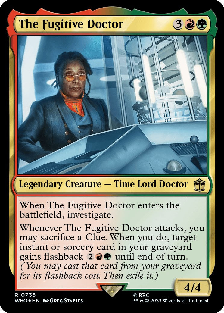 The Fugitive Doctor (Surge Foil) [Doctor Who] | Tabernacle Games