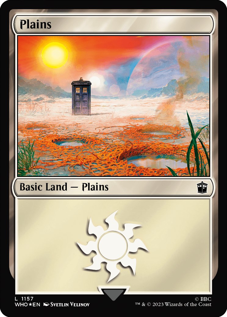 Plains (1157) (Surge Foil) [Doctor Who] | Tabernacle Games