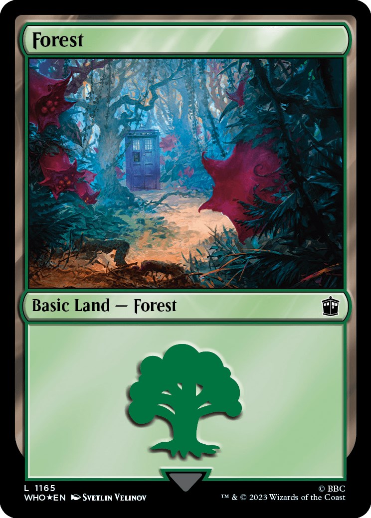 Forest (1165) (Surge Foil) [Doctor Who] | Tabernacle Games