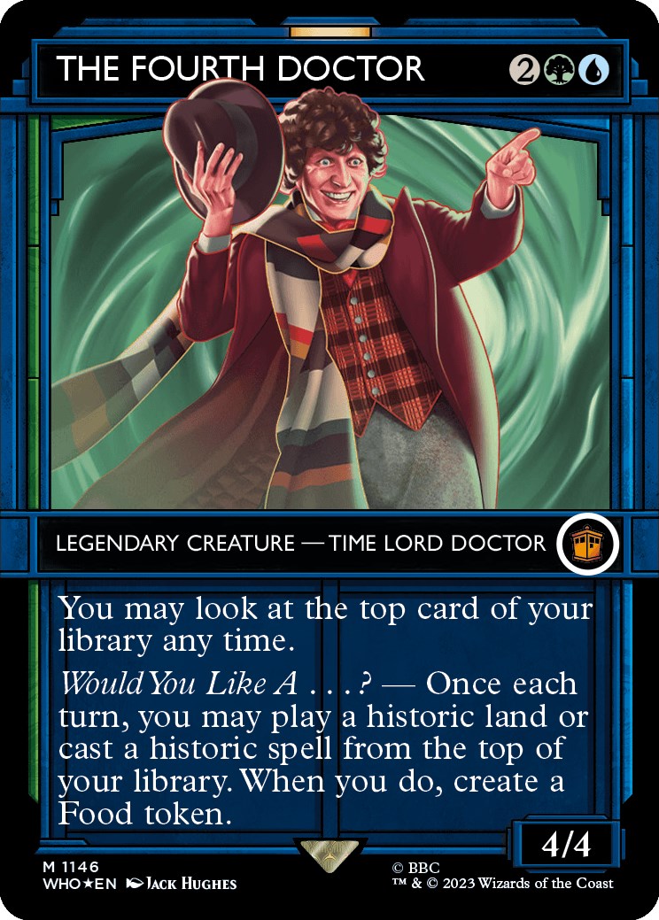 The Fourth Doctor (Showcase) (Surge Foil) [Doctor Who] | Tabernacle Games