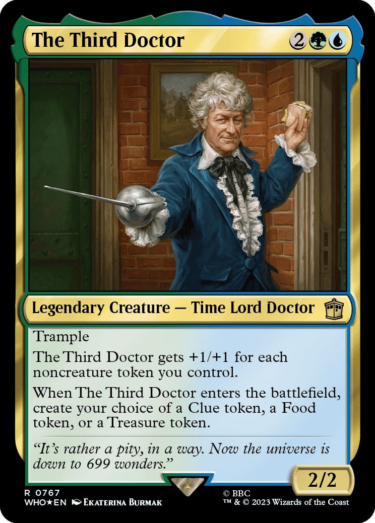 The Third Doctor (Surge Foil) [Doctor Who] | Tabernacle Games