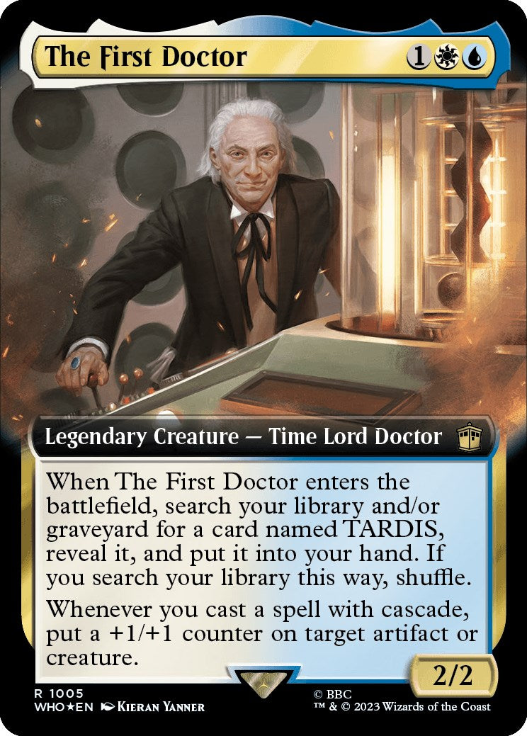 The First Doctor (Extended Art) (Surge Foil) [Doctor Who] | Tabernacle Games