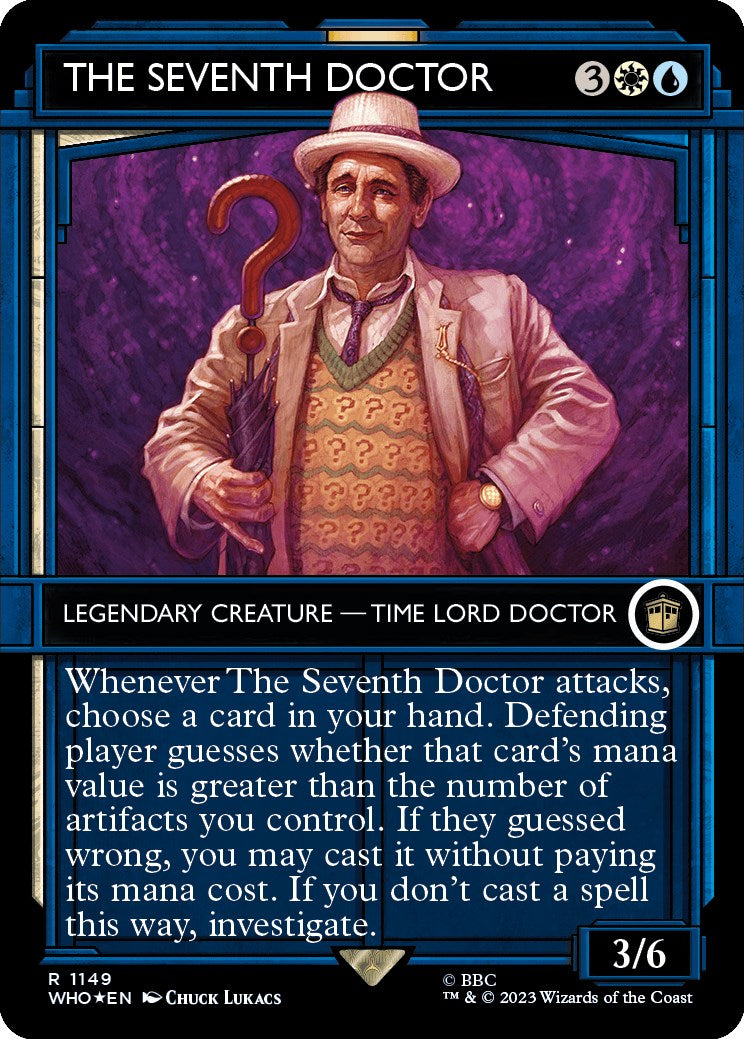 The Seventh Doctor (Showcase) (Surge Foil) [Doctor Who] | Tabernacle Games