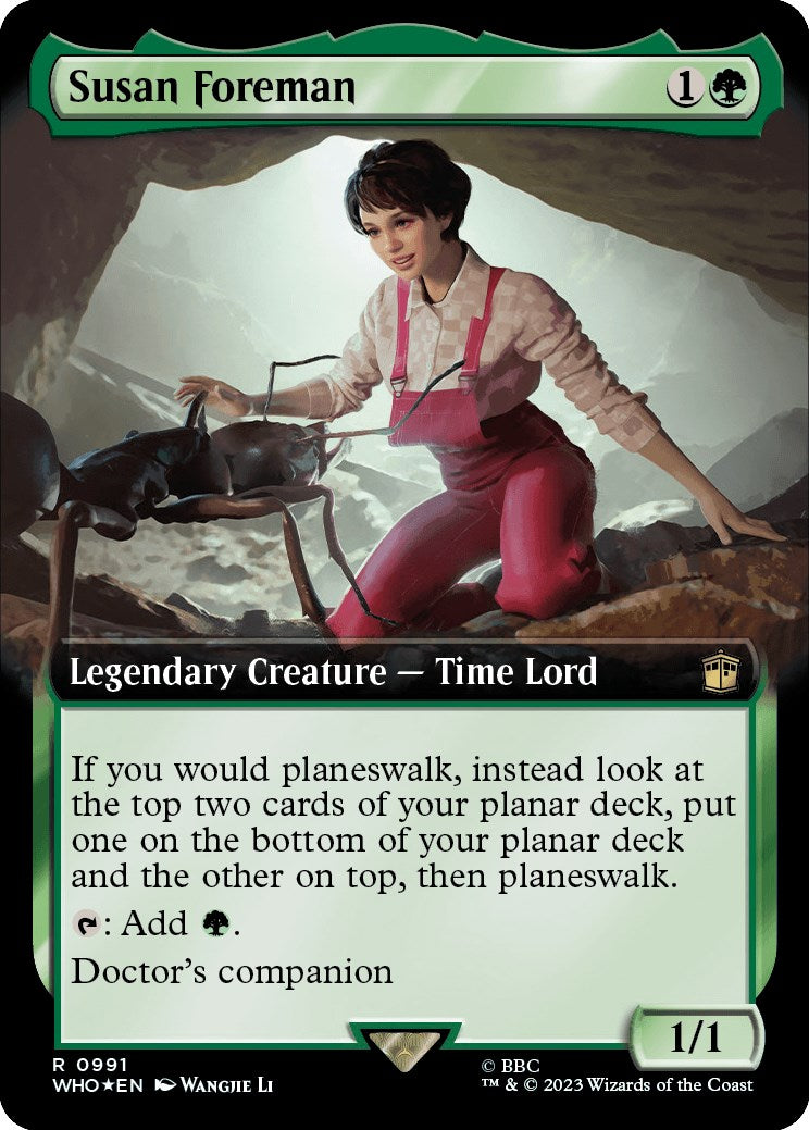 Susan Foreman (Extended Art) (Surge Foil) [Doctor Who] | Tabernacle Games