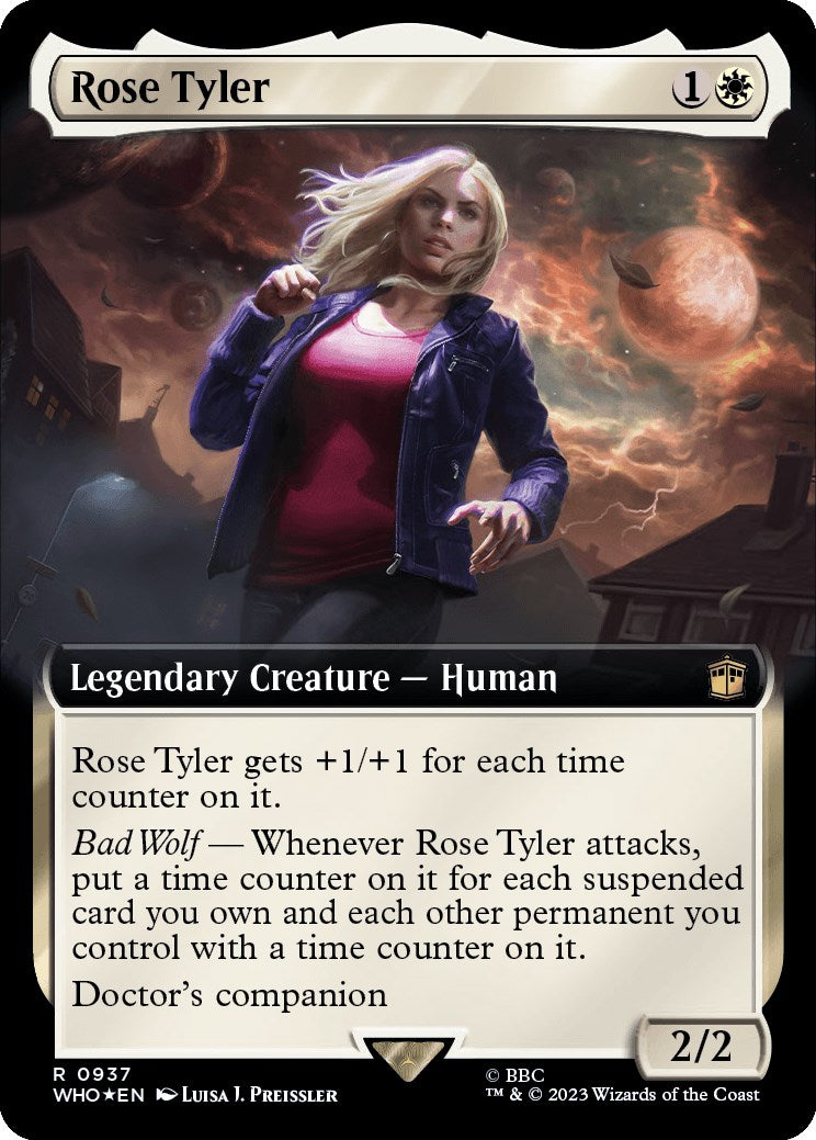 Rose Tyler (Extended Art) (Surge Foil) [Doctor Who] | Tabernacle Games