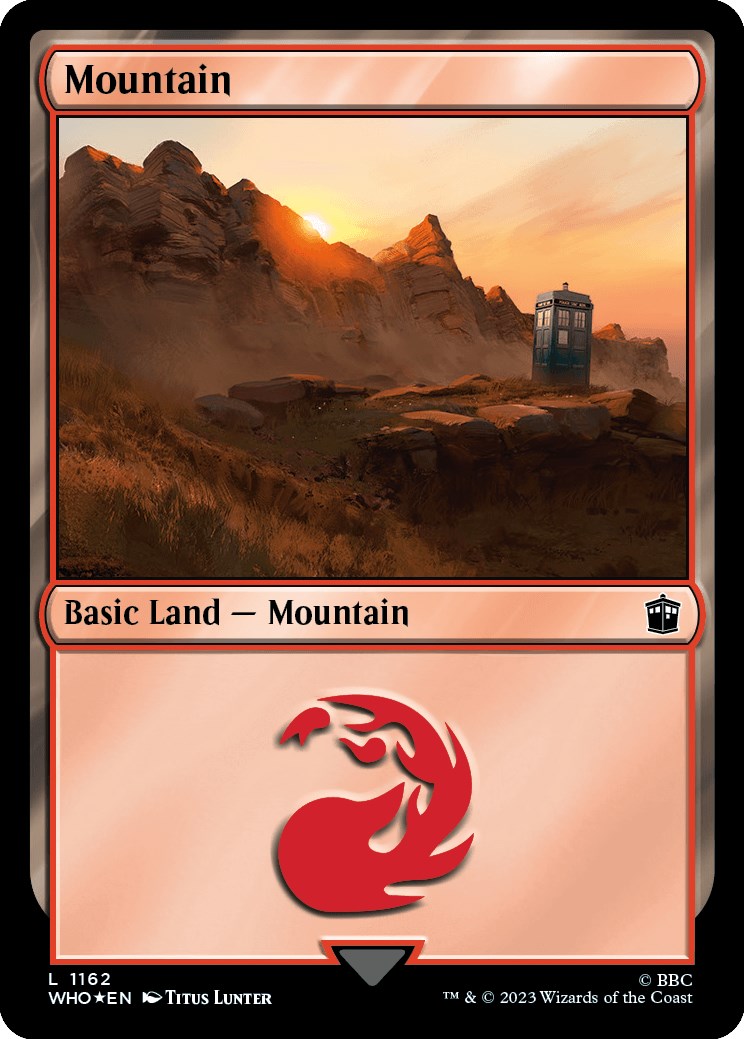 Mountain (1162) (Surge Foil) [Doctor Who] | Tabernacle Games
