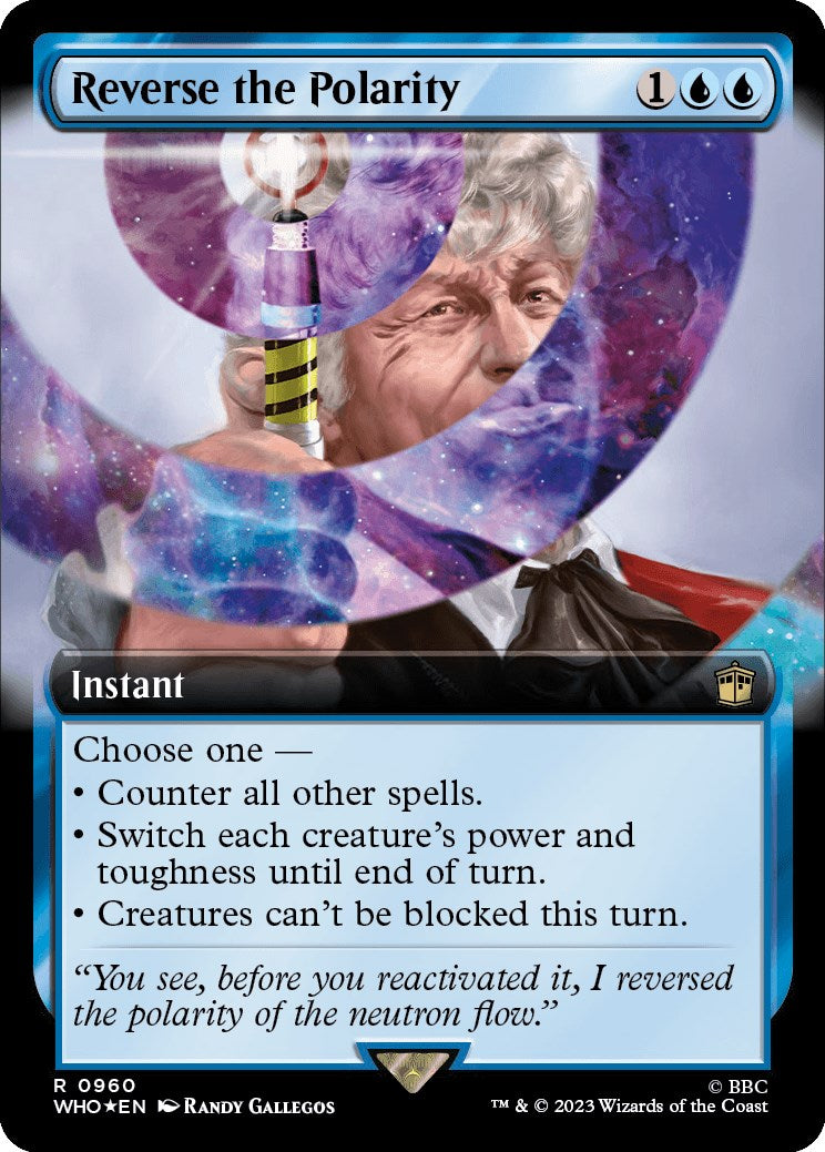 Reverse the Polarity (Extended Art) (Surge Foil) [Doctor Who] | Tabernacle Games