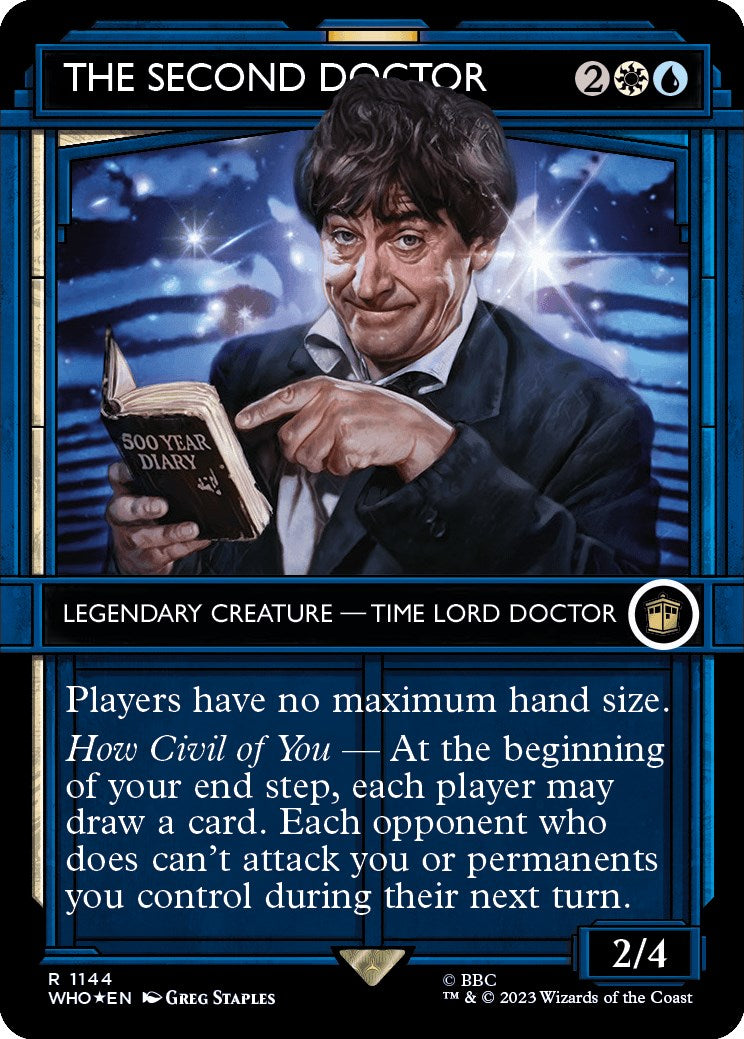 The Second Doctor (Showcase) (Surge Foil) [Doctor Who] | Tabernacle Games