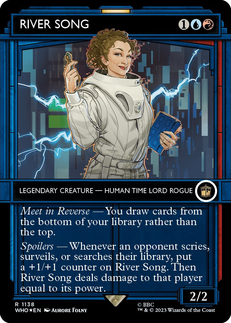 RIVER SONG (Showcase) (Surge Foil) [Doctor Who] | Tabernacle Games