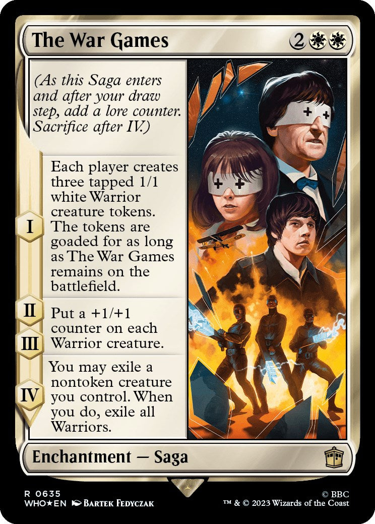 The War Games (Surge Foil) [Doctor Who] | Tabernacle Games