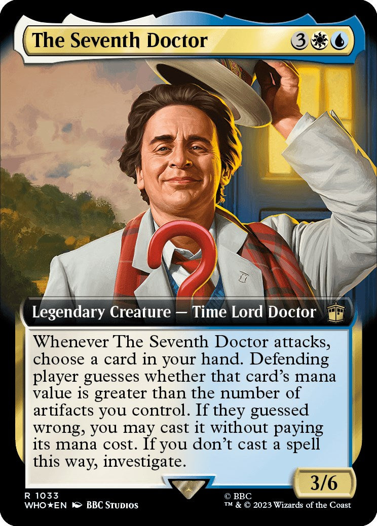 The Seventh Doctor (Extended Art) (Surge Foil) [Doctor Who] | Tabernacle Games