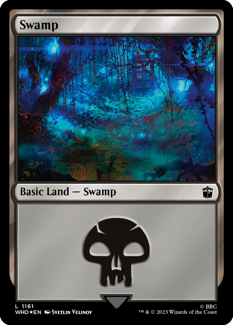 Swamp (1161) (Surge Foil) [Doctor Who] | Tabernacle Games