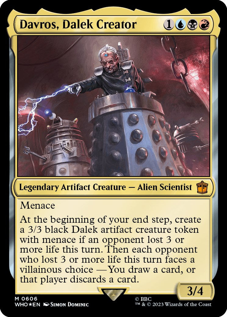 Davros, Dalek Creator (Surge Foil) [Doctor Who] | Tabernacle Games