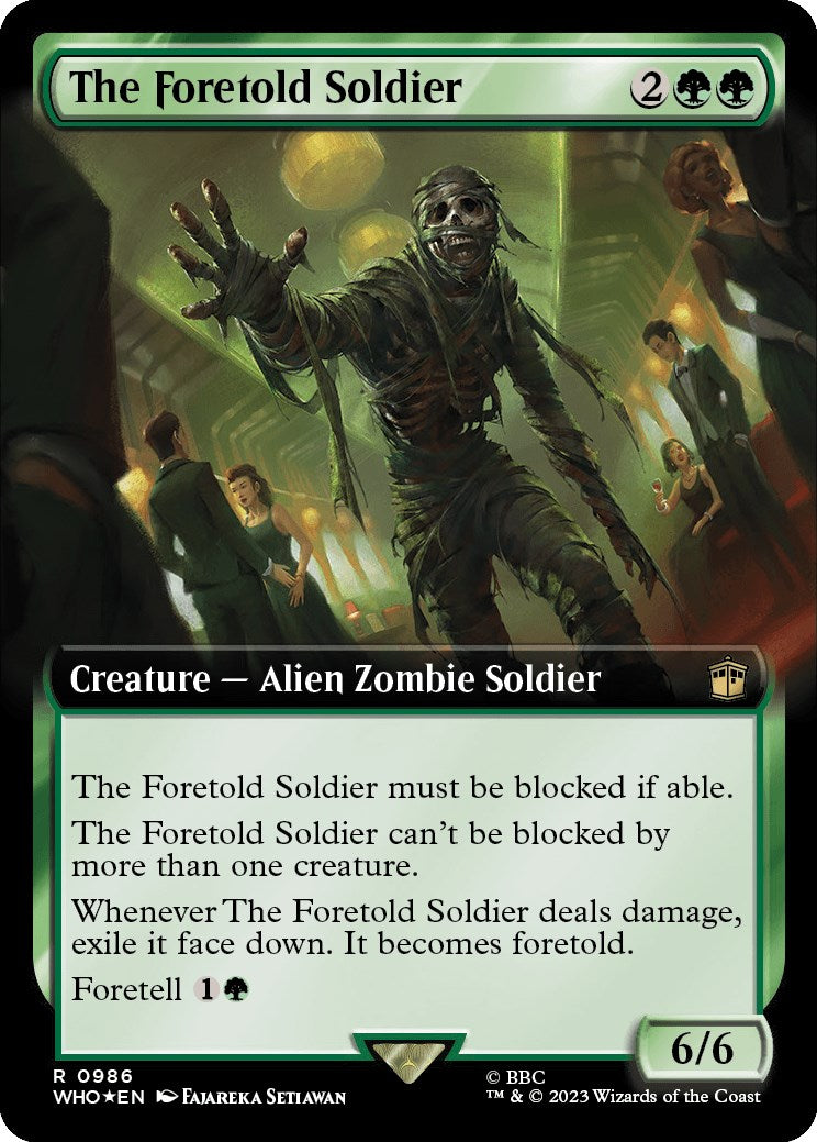 The Foretold Soldier (Extended Art) (Surge Foil) [Doctor Who] | Tabernacle Games