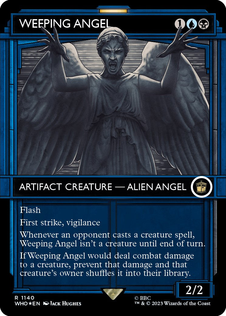 Weeping Angel (Showcase) (Surge Foil) [Doctor Who] | Tabernacle Games