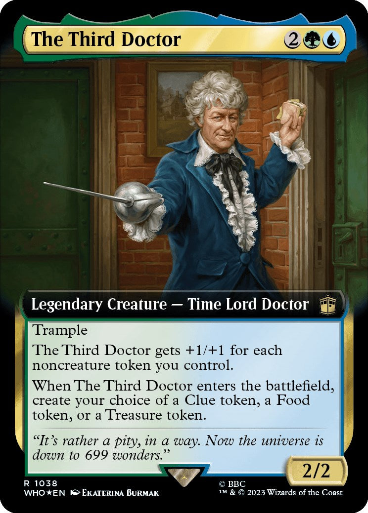 The Third Doctor (Extended Art) (Surge Foil) [Doctor Who] | Tabernacle Games