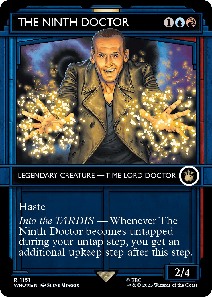 The Ninth Doctor (Showcase) (Surge Foil) [Doctor Who] | Tabernacle Games