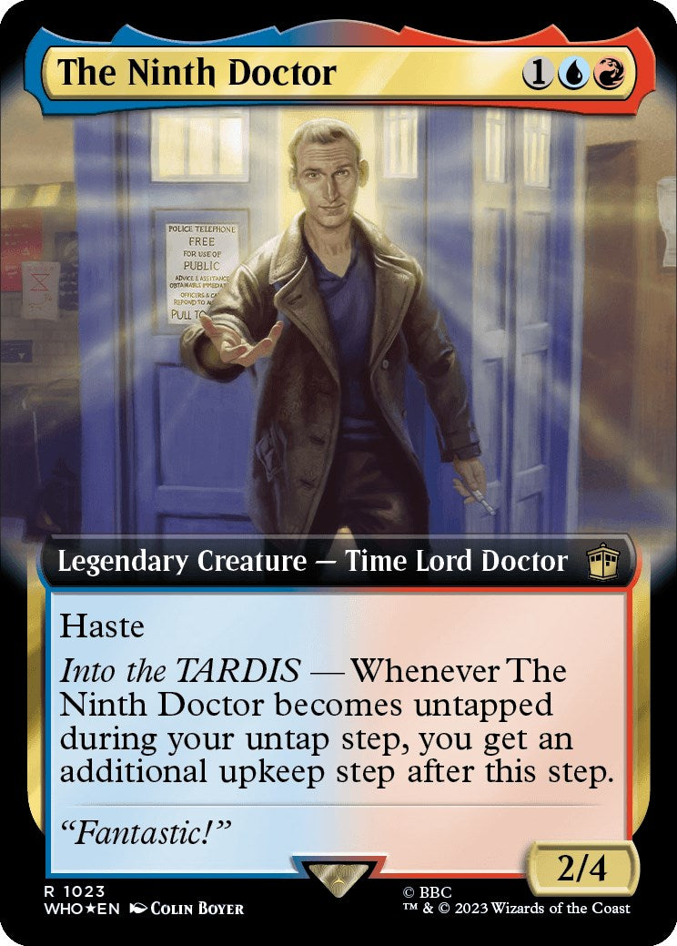 The Ninth Doctor (Extended Art) (Surge Foil) [Doctor Who] | Tabernacle Games