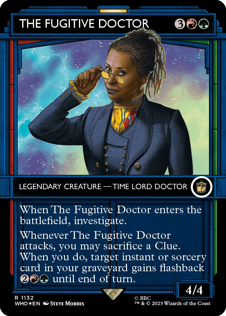 The Fugitive Doctor (Showcase) (Surge Foil) [Doctor Who] | Tabernacle Games