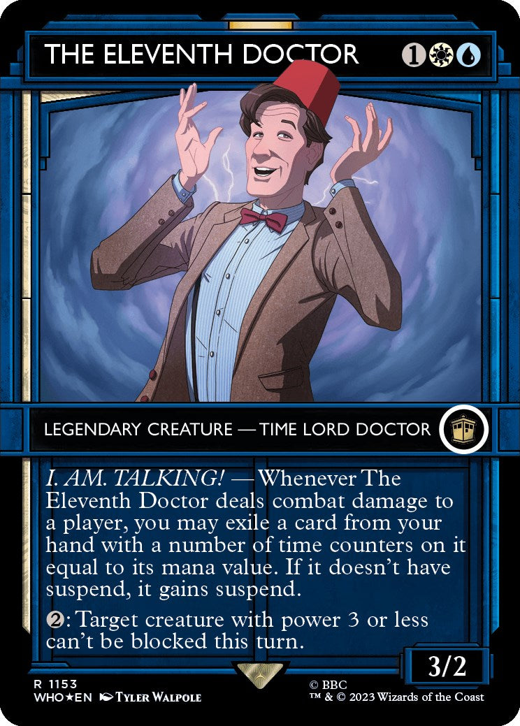 The Eleventh Doctor (Showcase) (Surge Foil) [Doctor Who] | Tabernacle Games