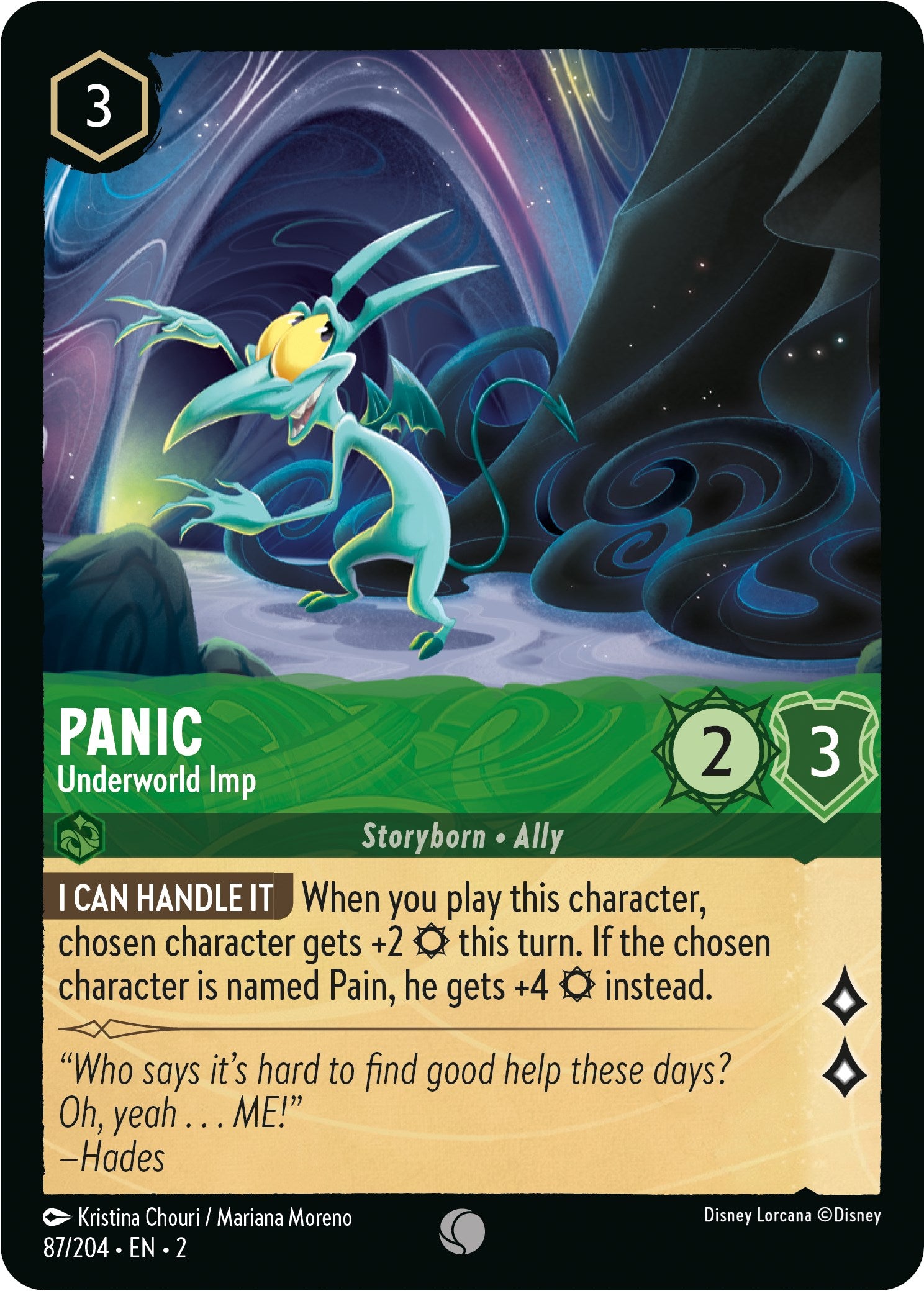 Panic - Underworld Imp (87/204) [Rise of the Floodborn] | Tabernacle Games