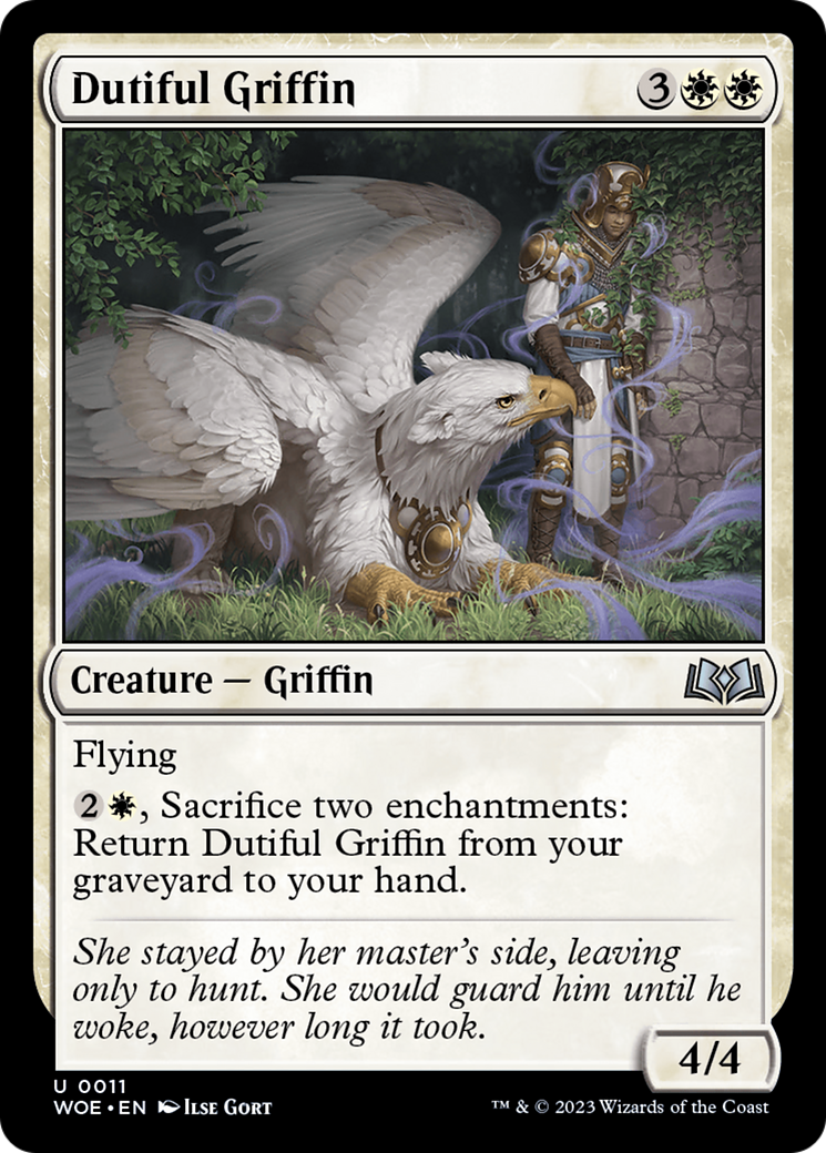 Dutiful Griffin [Wilds of Eldraine] | Tabernacle Games