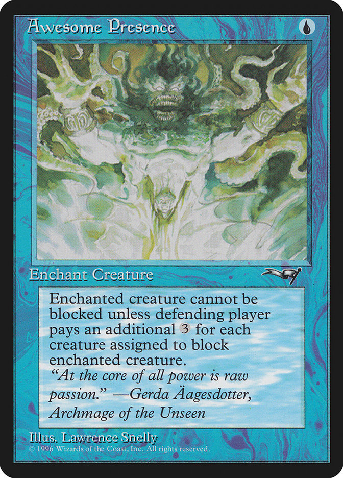 Awesome Presence (Creature Facing) [Alliances] | Tabernacle Games