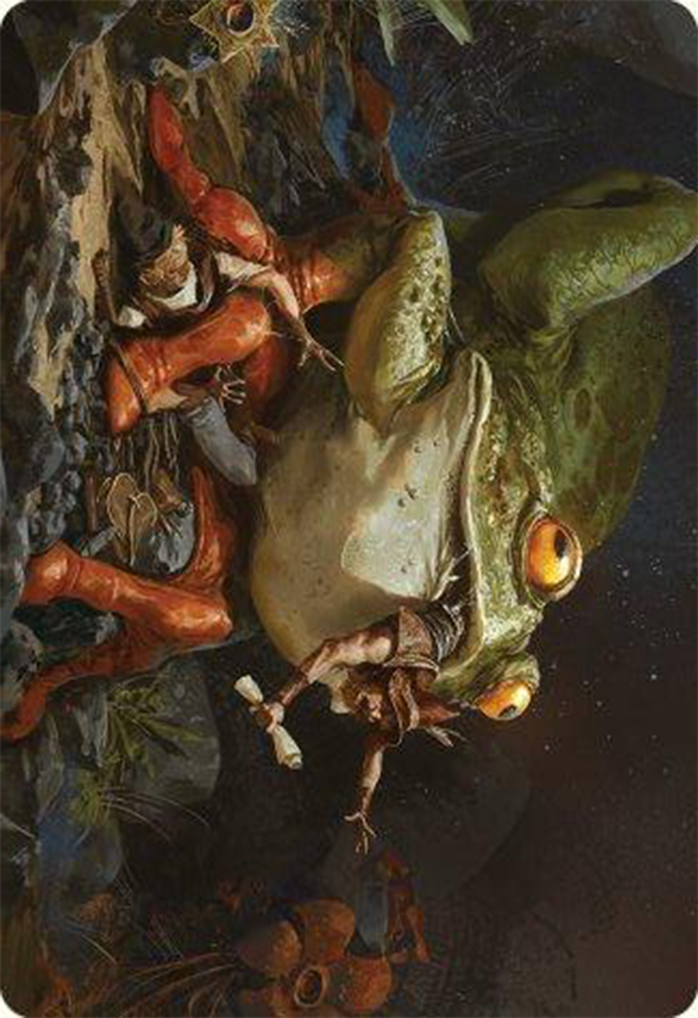 Rampant Frogantua Art Card [Modern Horizons 3 Art Series] | Tabernacle Games