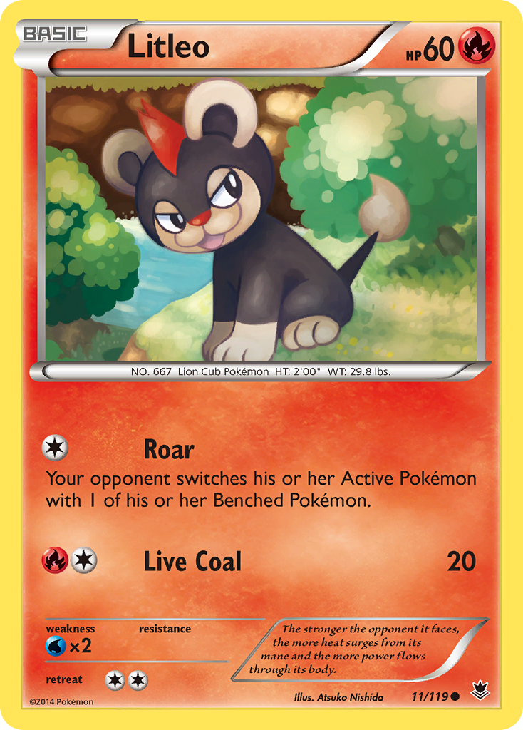 Litleo (11/119) [XY: Phantom Forces] | Tabernacle Games