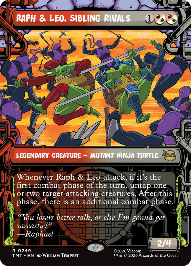 Raph & Leo, Sibling Rivals (Showcase) [Teenage Mutant Ninja Turtles] | Tabernacle Games