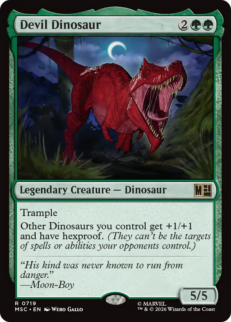 Devil Dinosaur [Marvel Super Heroes Commander] | Tabernacle Games