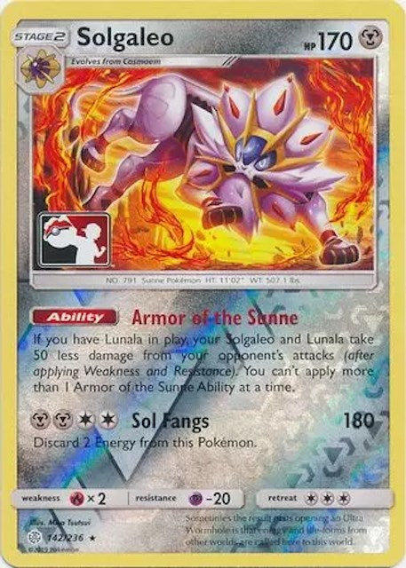 Solgaleo (142/236) [League & Championship Cards] | Tabernacle Games