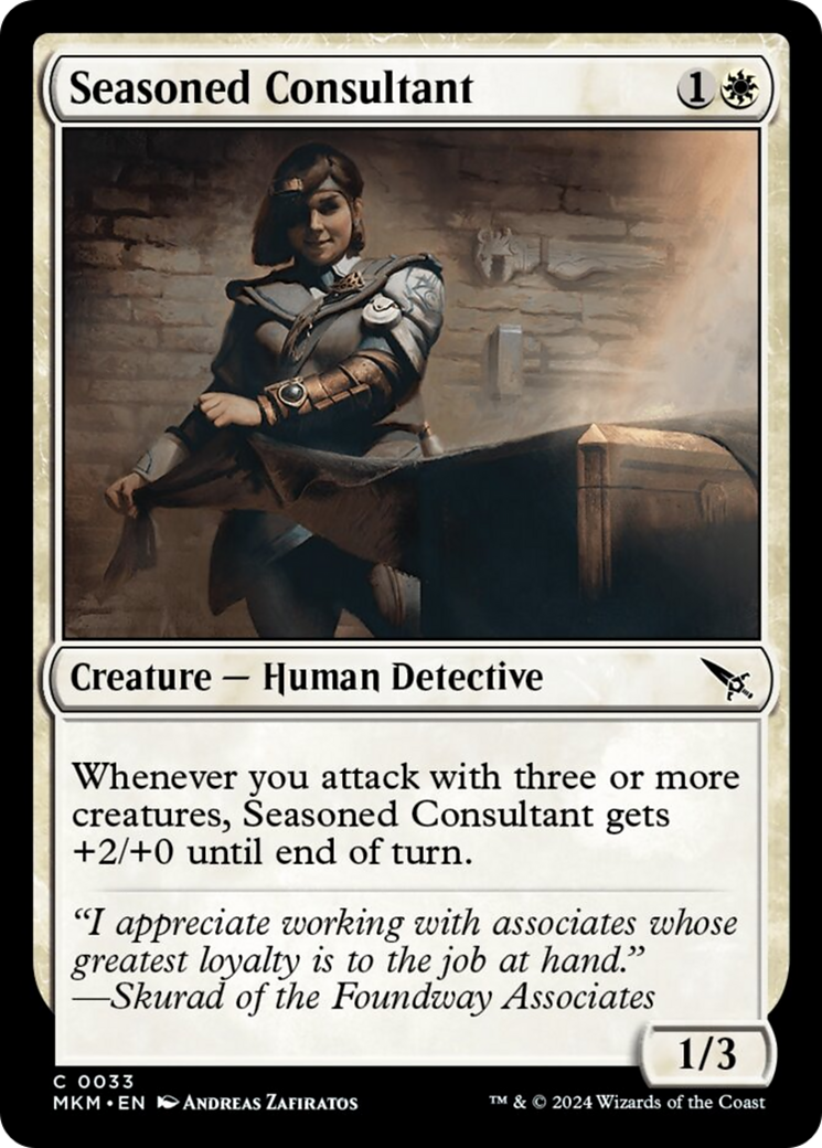 Seasoned Consultant [Murders at Karlov Manor] | Tabernacle Games