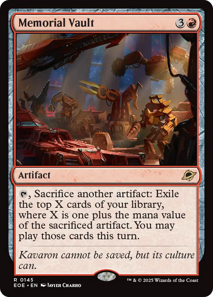 Memorial Vault [Edge of Eternities] | Tabernacle Games