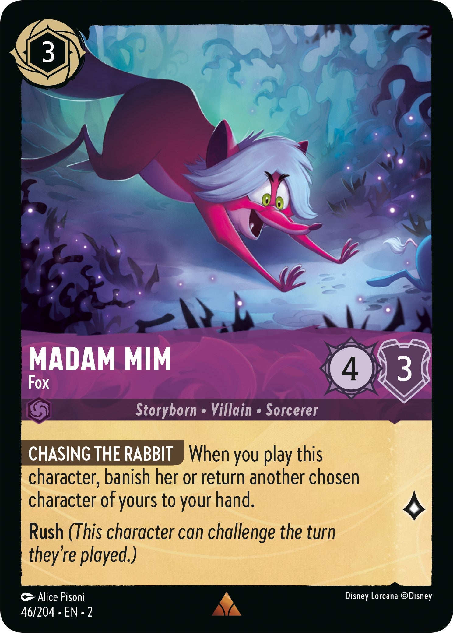 Madam Mim - Fox (46/204) [Rise of the Floodborn] | Tabernacle Games