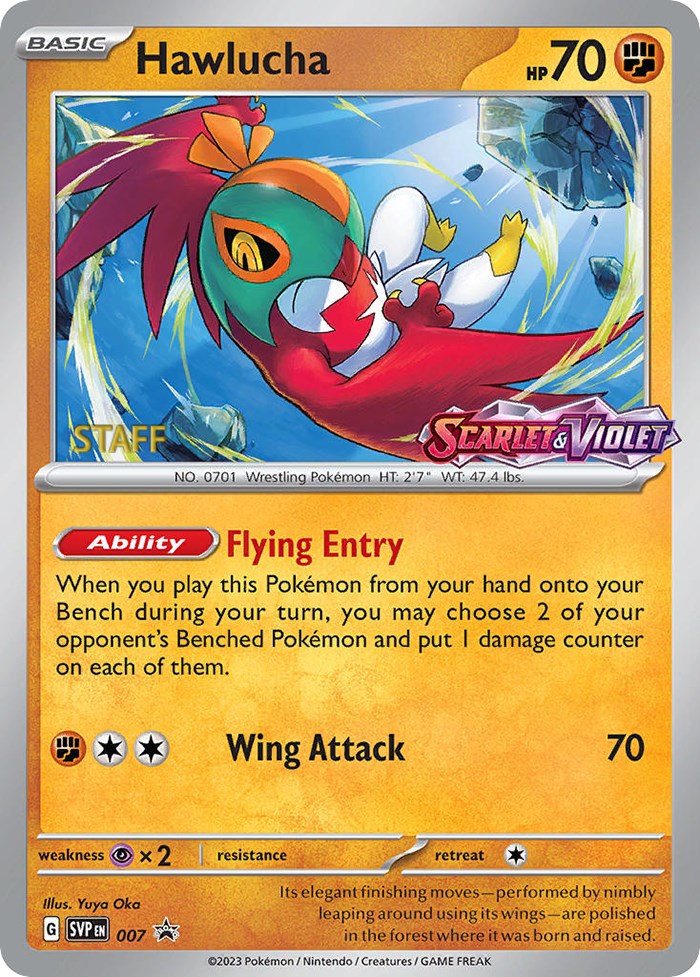 Hawlucha (007) [Staff] [Scarlet & Violet 151] | Tabernacle Games